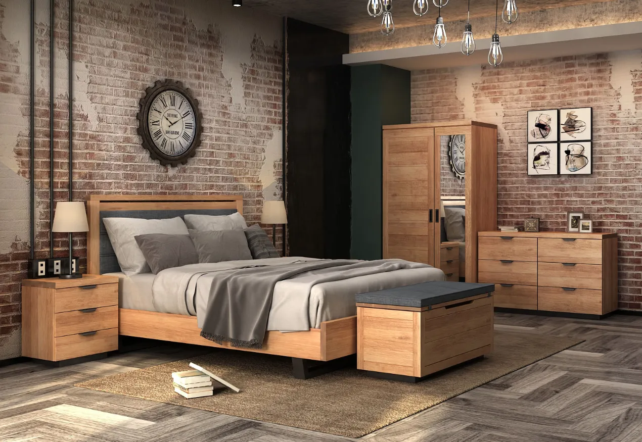 Classic Fusion Oak 1 Drawer Bedside FS1BS