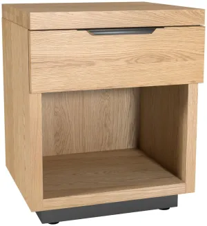 Classic Fusion Oak 1 Drawer Bedside FS1BS