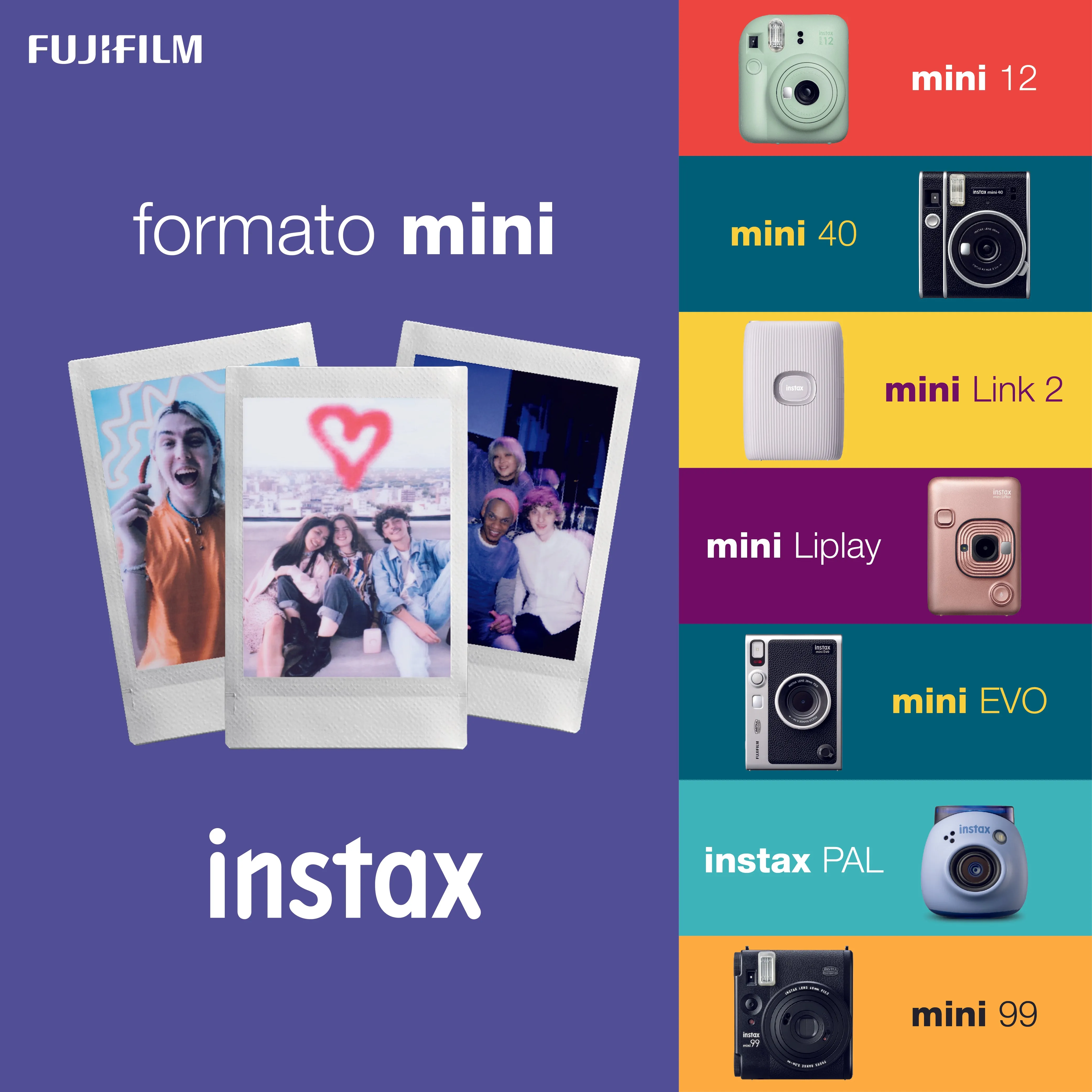 Cámara Fujifilm Instax Mini LiPlay Bronce