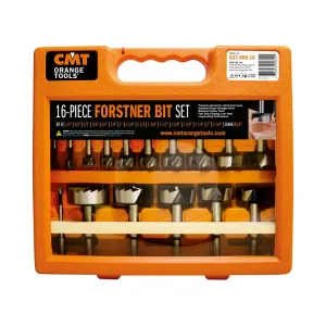 CMT Premium 16pc Forstner Bit Set - Imperial