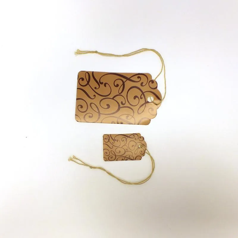 Cocoa Script Tag (100/Box) 2 Sizes