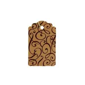 Cocoa Script Tag (100/Box) 2 Sizes