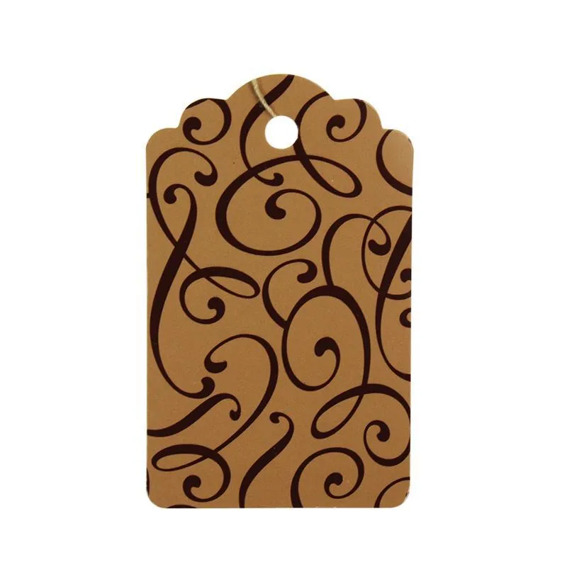 Cocoa Script Tag (100/Box) 2 Sizes