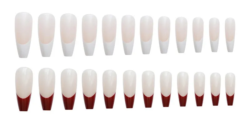 Coffin french Red&white