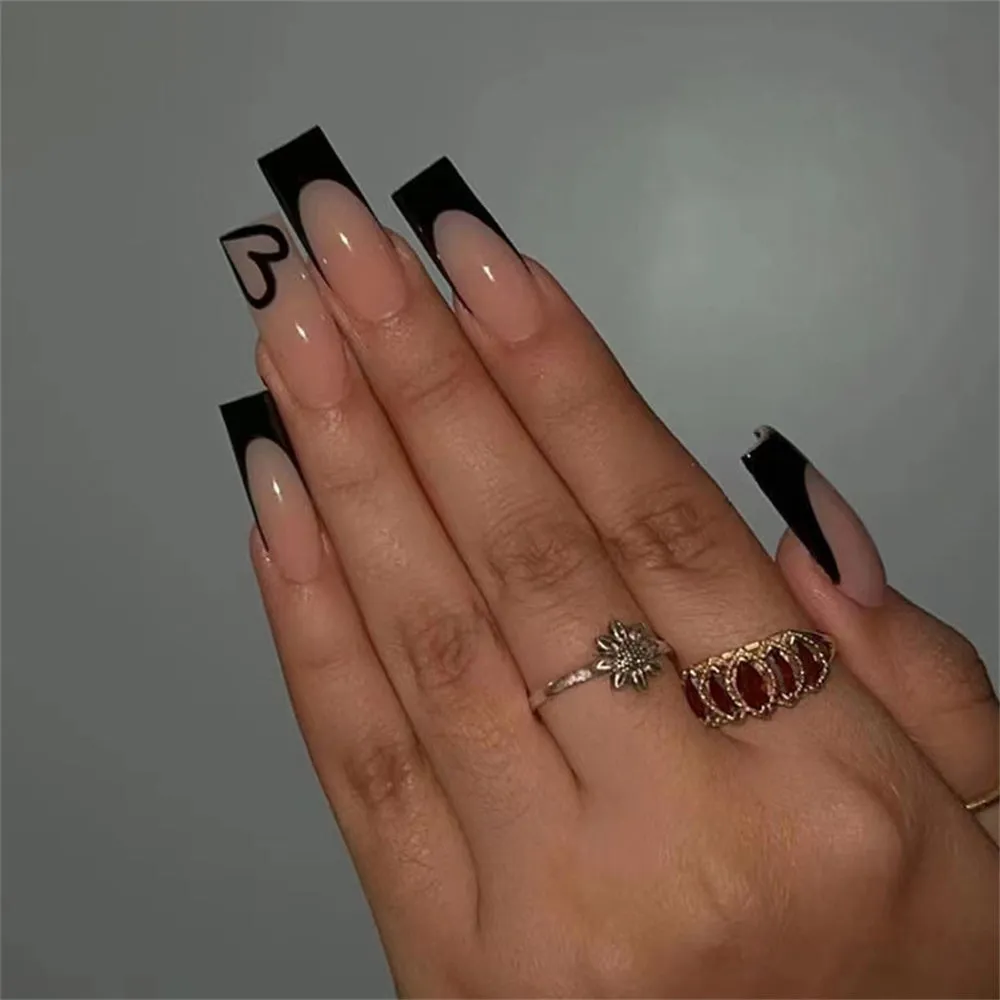 Coffin Sweet cool French Love Black