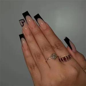 Coffin Sweet cool French Love Black
