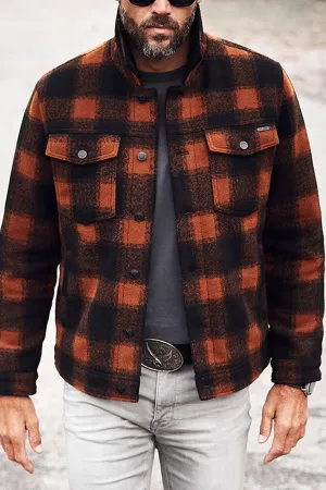 Colorful Plaid Print Jacket