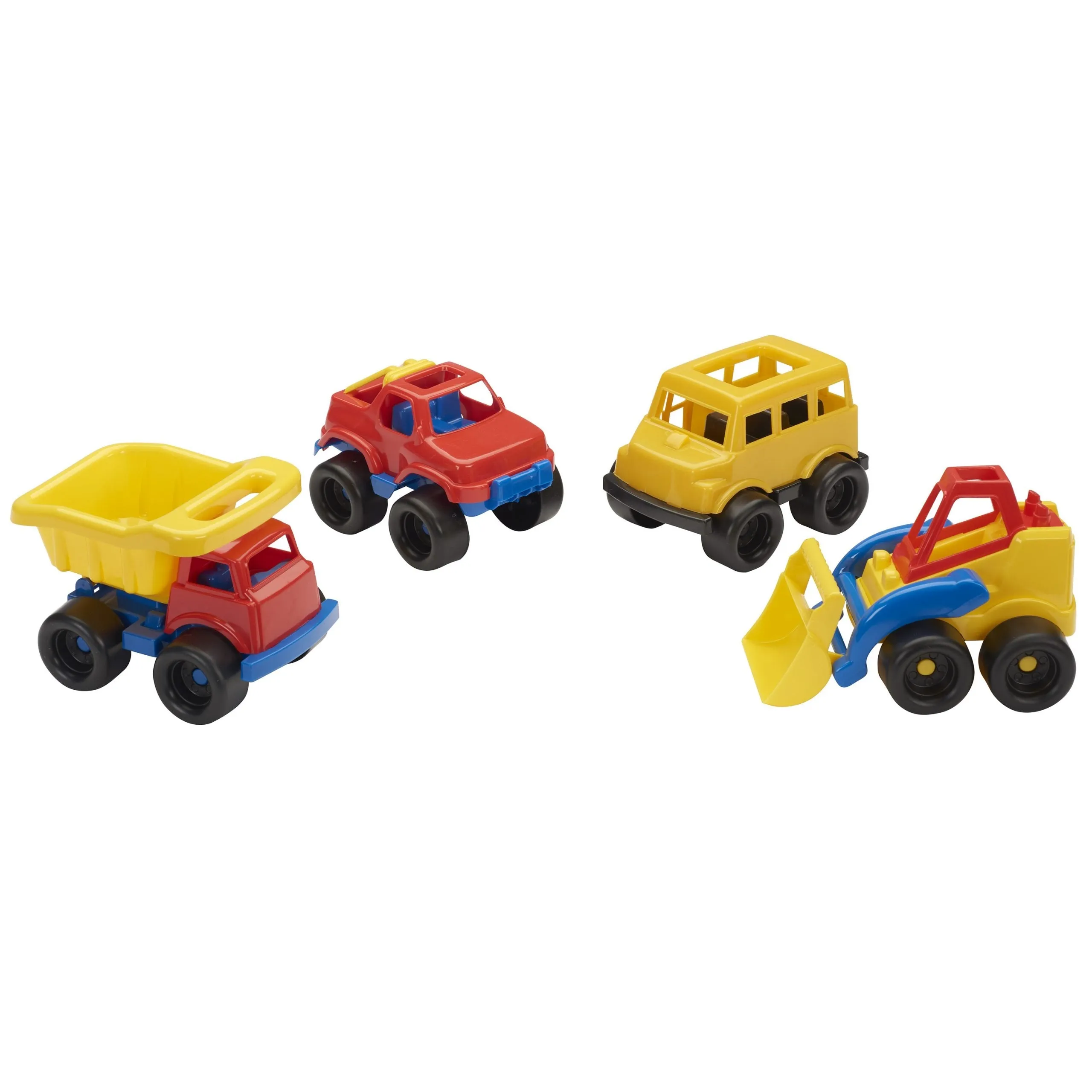 Combo Set of 4 Toy Trucks