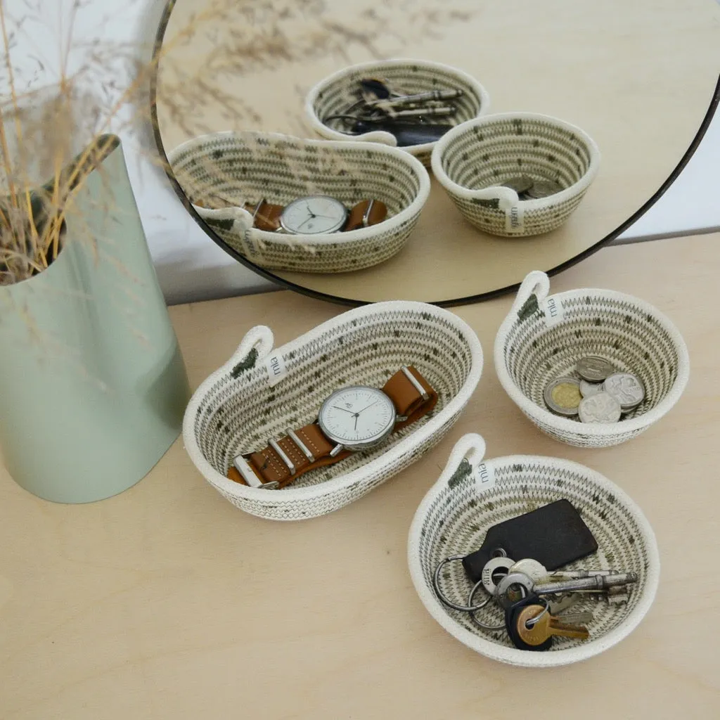 COMPACT OVAL COTTON BASKET (SOUTH AFRICA)