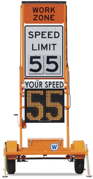 Compact Radar-Speed Trailer