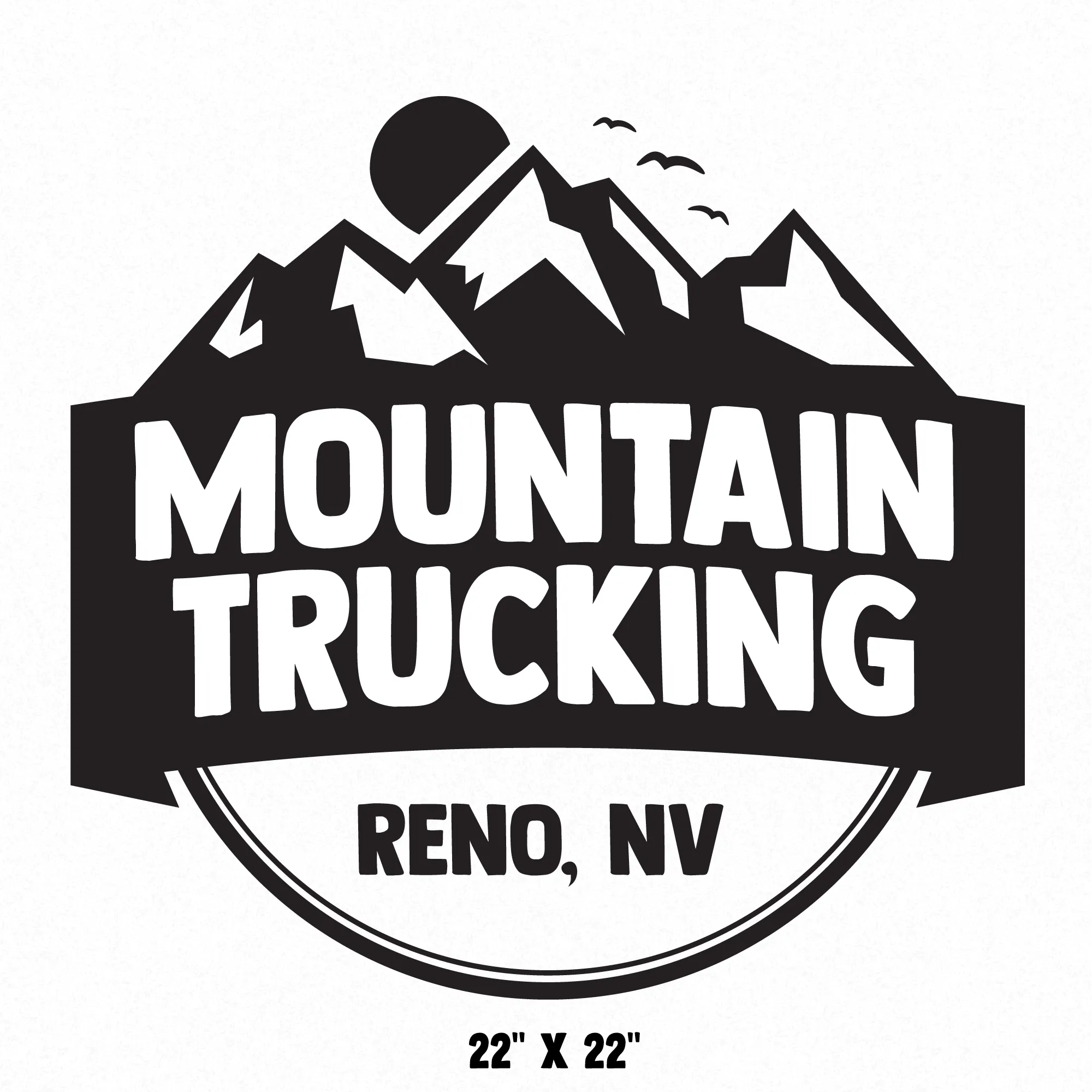 Company Name Truck Decal, 2 Pack