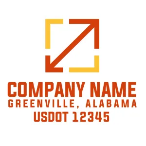 Company Name Truck Door Decal (USDOT), 2 Pack