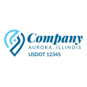 Company Name Truck Door Decal (USDOT), 2 Pack
