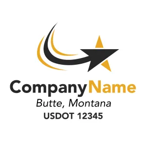 Company Name Truck Door Decal (USDOT), 2 Pack