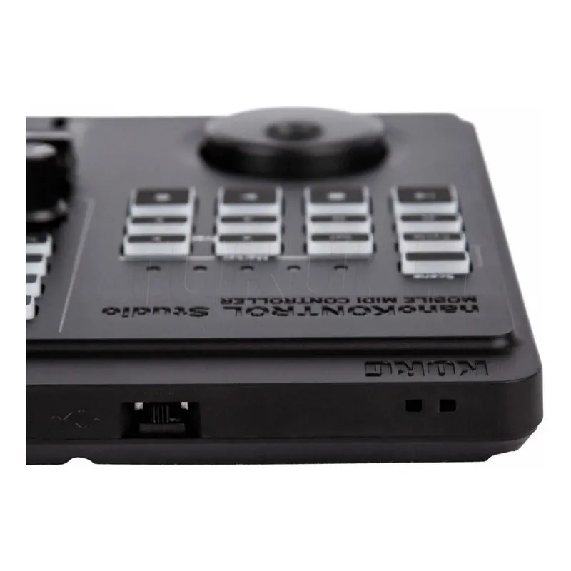 Controlador Compacto Usb Midi Color Negro Korg Nanoktrl-st
