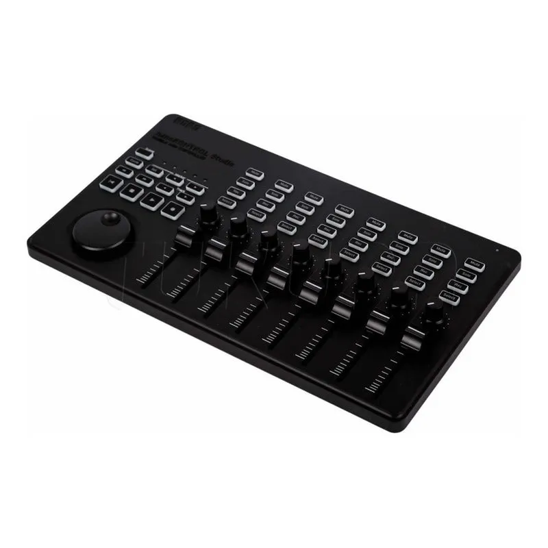 Controlador Compacto Usb Midi Color Negro Korg Nanoktrl-st