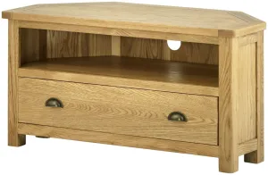 Cottage Corner TV Unit Oak