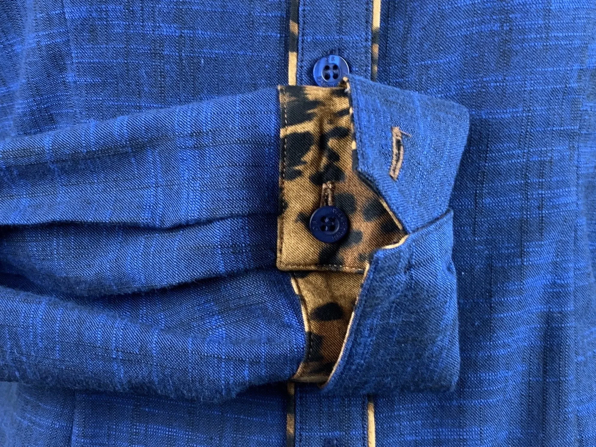 CR Western Pro Wild About Leopard Deep Indigo