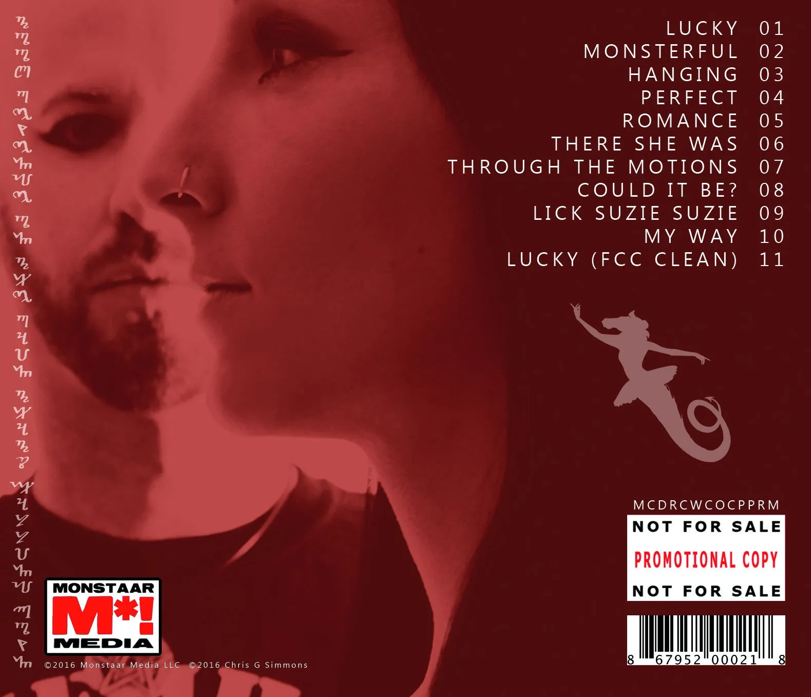 Crawling With Cops - Oojah Cum Pivvy - Promotional CD