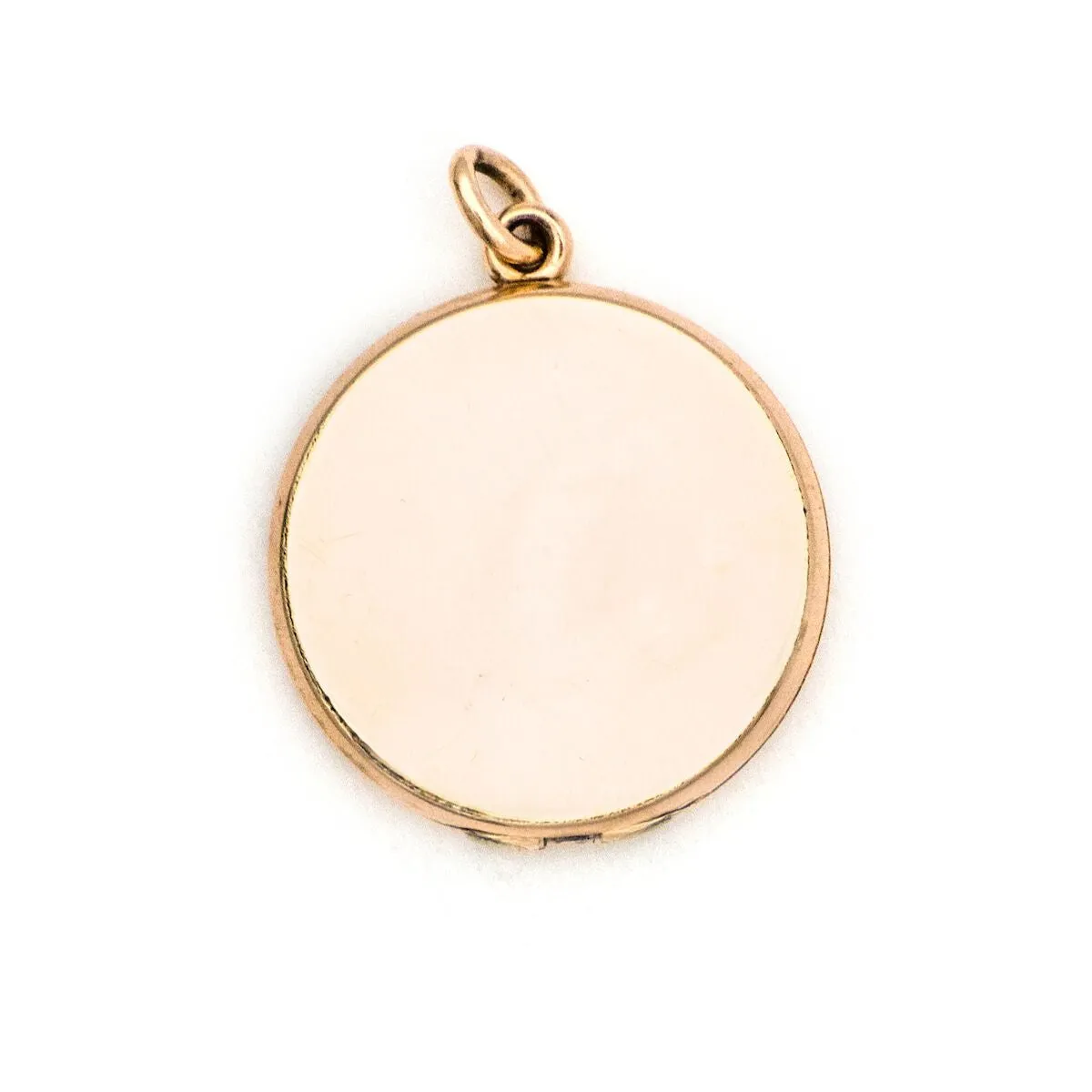 Crescent Moon & Star Pinstripe Locket