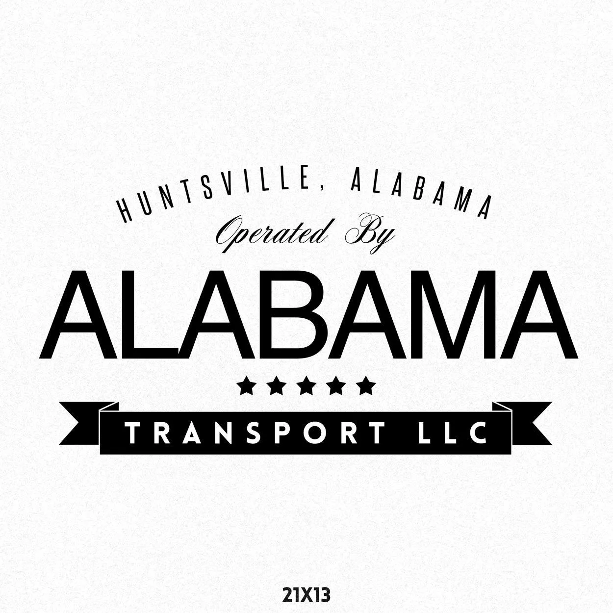 Custom Company Name Truck Decal, 2 Pack
