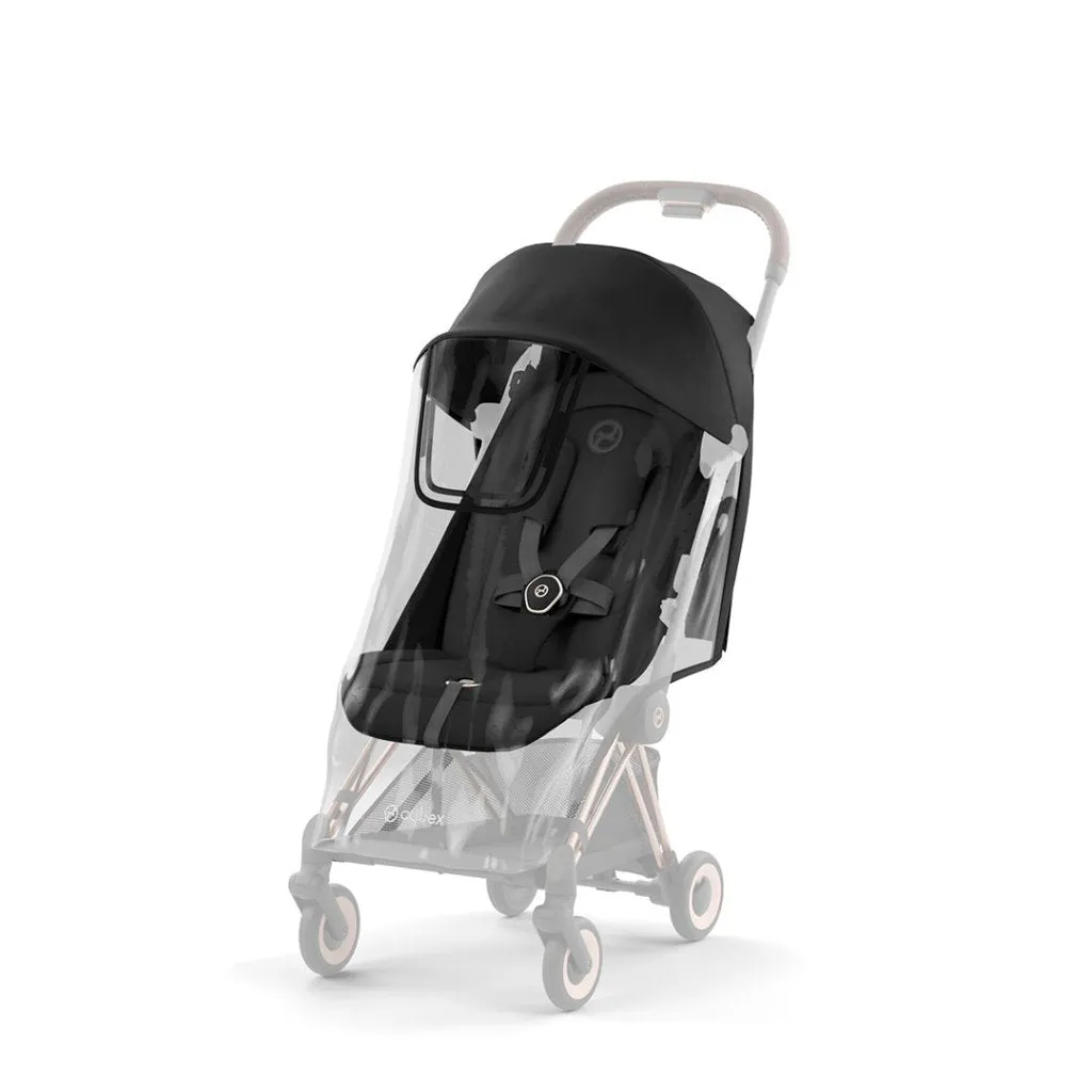 CYBEX COYA Ultra-compact Pushchair with Chrome Dark Brown Frame - Sepia Black