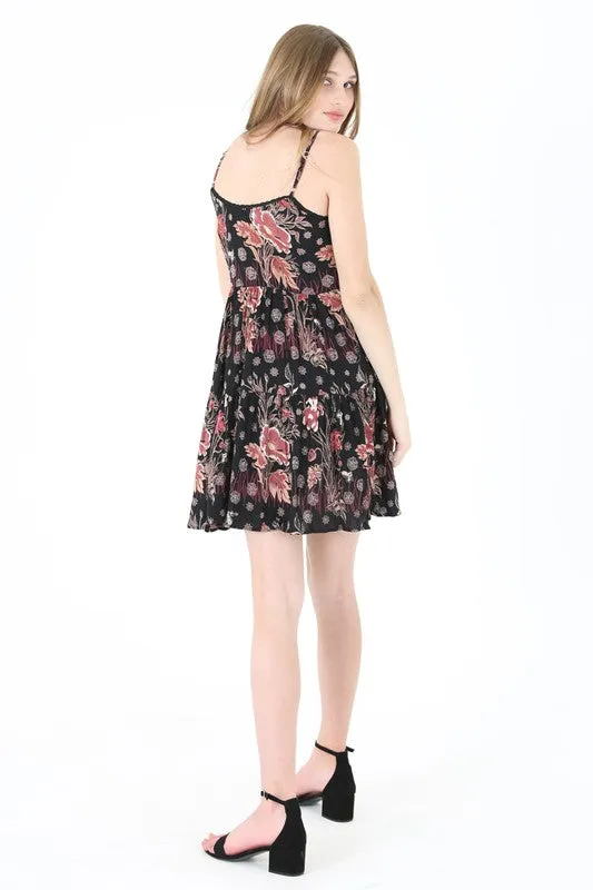 DAHLIA FLORAL PRINT DRESS