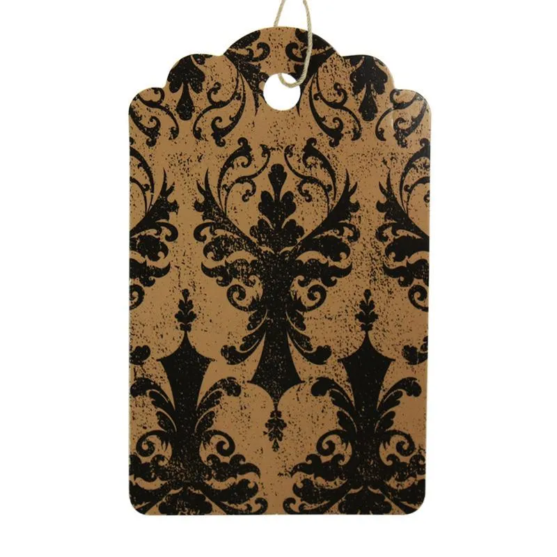 Damask Tag (100/Box) - 2 Sizes