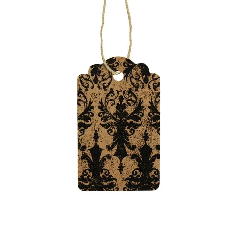 Damask Tag (100/Box) - 2 Sizes