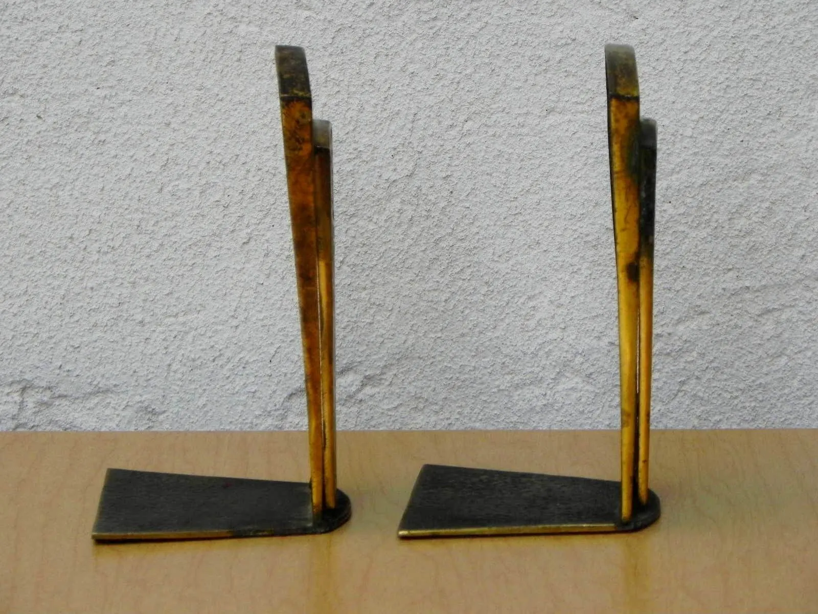 Dayagi Ornate Brass Enameled Judaica Bookends