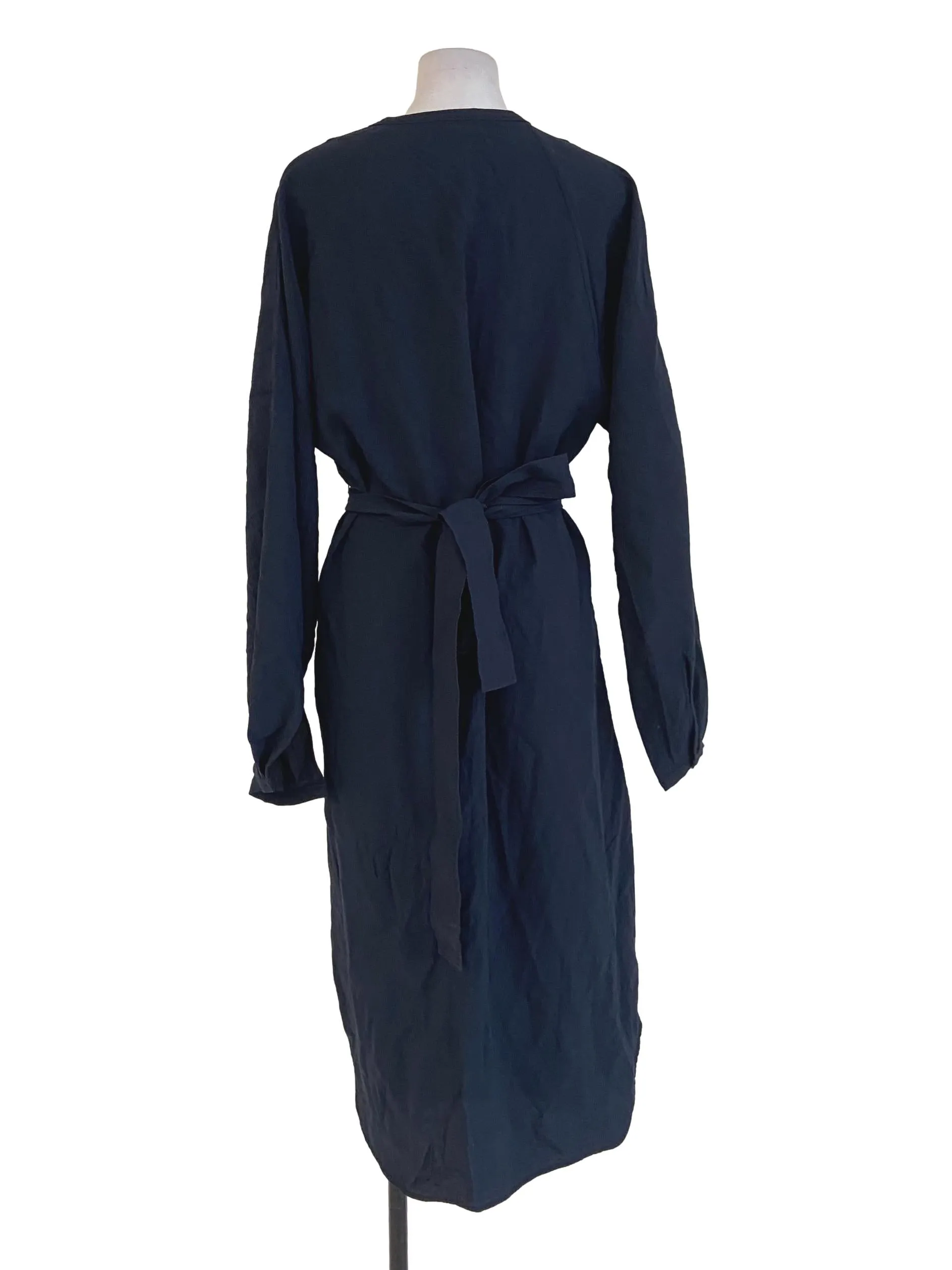 Denim Blue Shirt Batwing Sleeve Dress