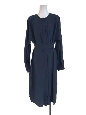 Denim Blue Shirt Batwing Sleeve Dress