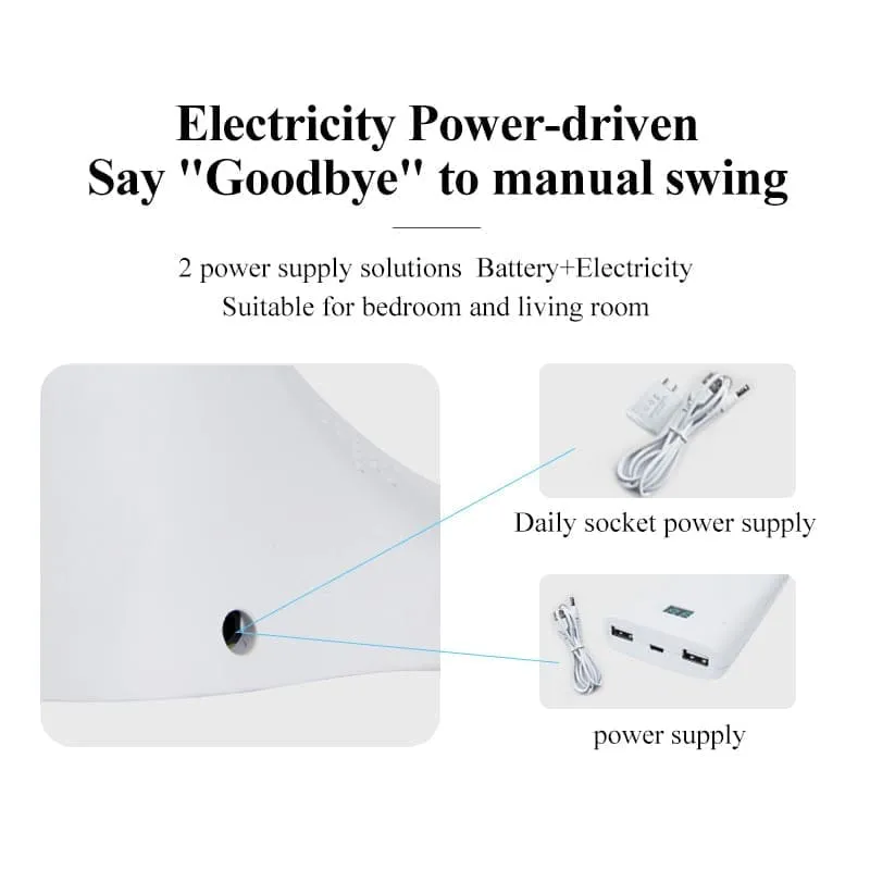 DEÄREST Smart Electric Baby Cradle - Bluetooth with Remote Control