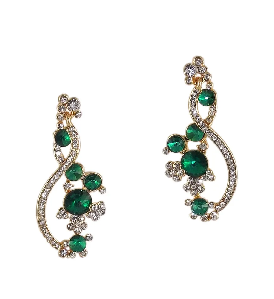 Designer Crystal Stone Studded Earrings