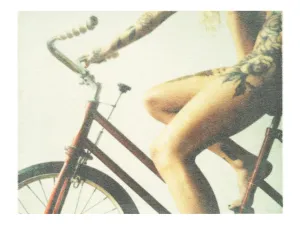 Designer Red Bicycle • 8x10" Print