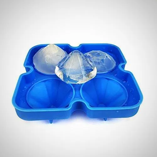 Diamond-Shaped Ice Cube Silicone Tray