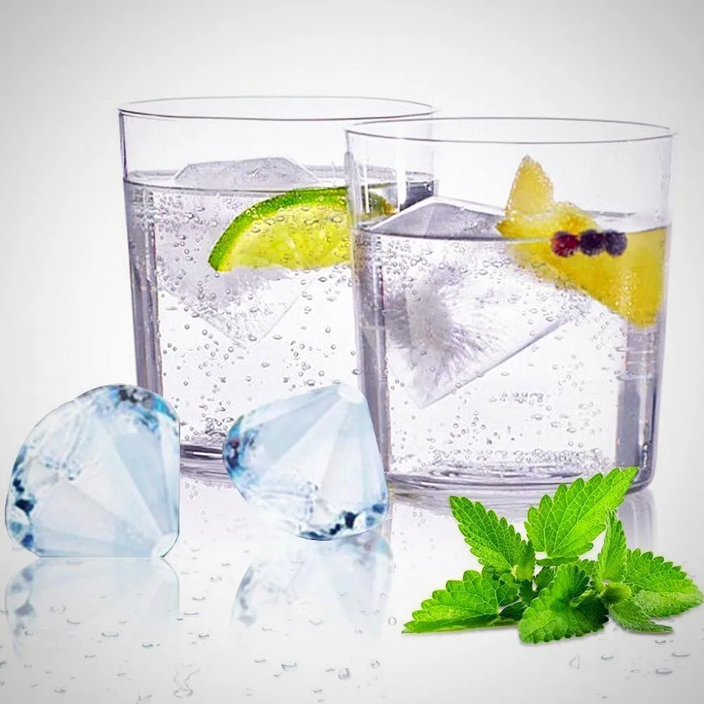 Diamond-Shaped Ice Cube Silicone Tray