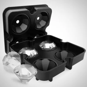 Diamond-Shaped Ice Cube Silicone Tray