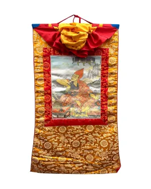 Dignaga Silk Old Thangka