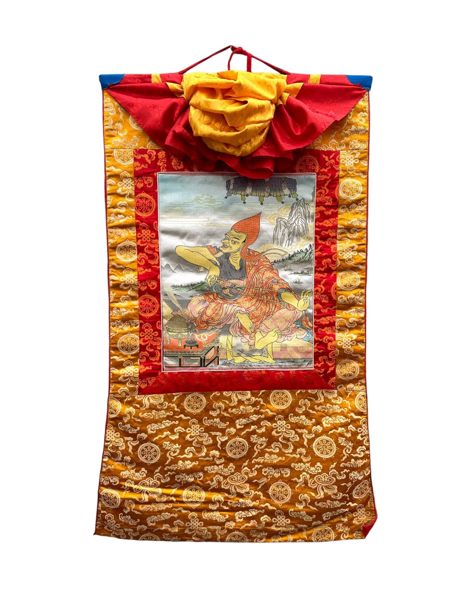 Dignaga Silk Old Thangka