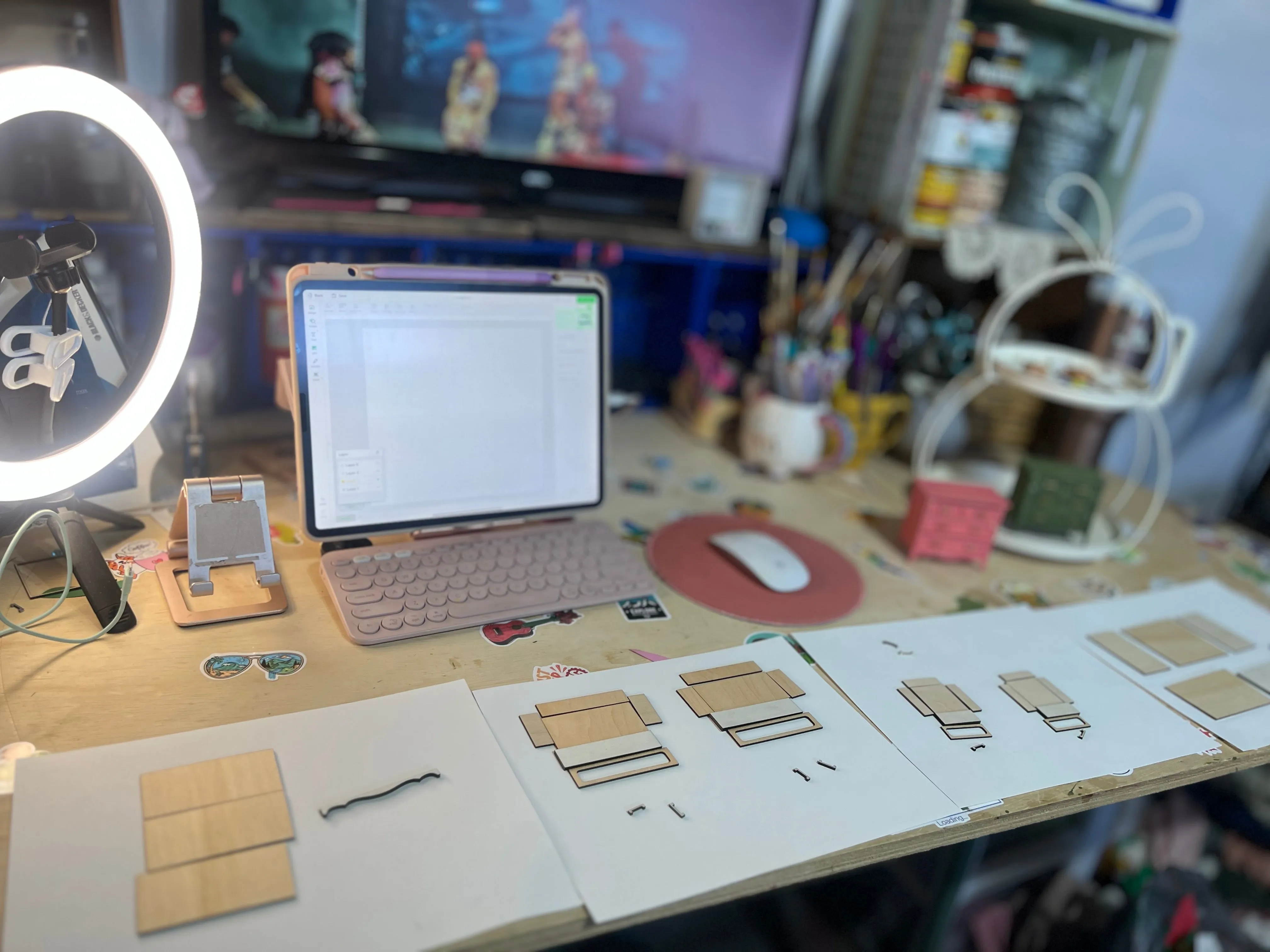 DIY 1:12 scale miniature dresser build it yourself KIT