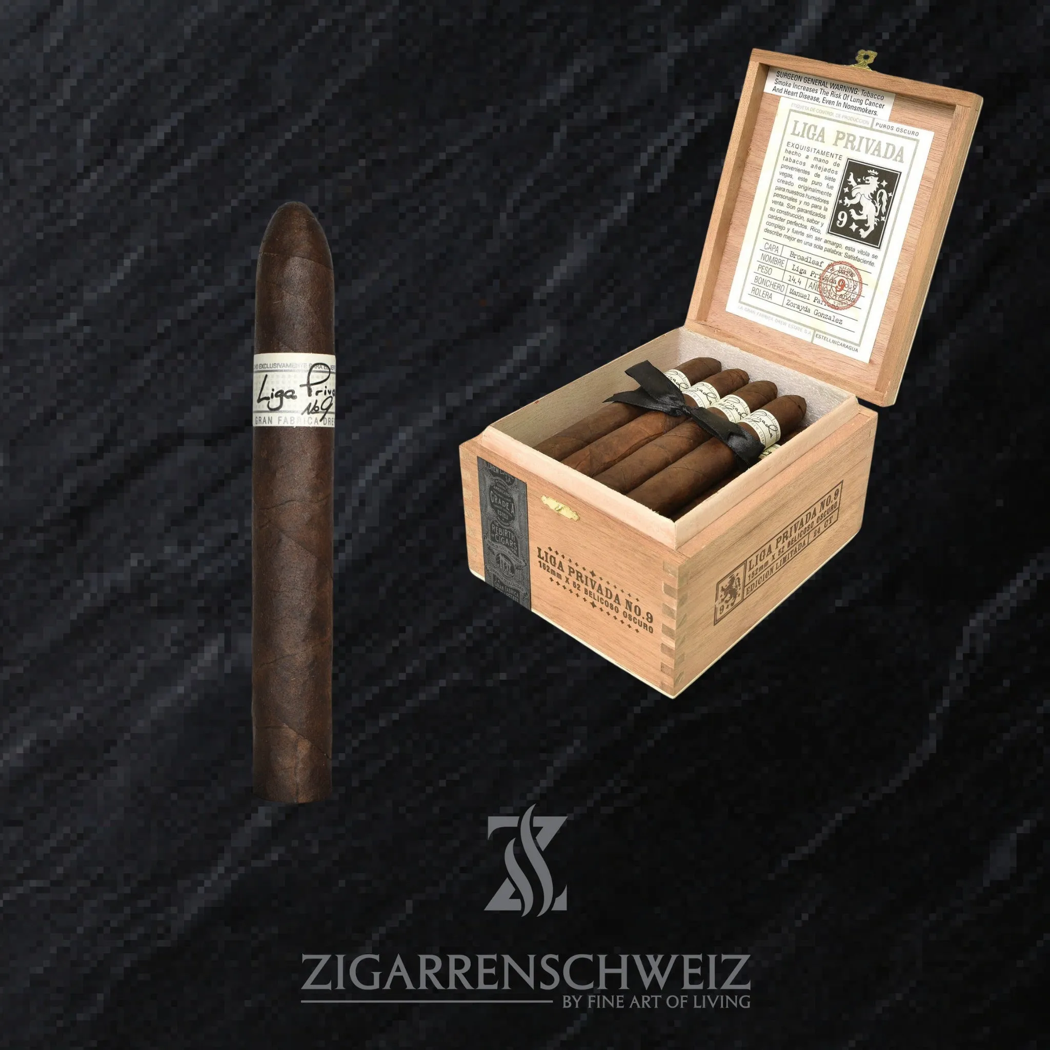 Drew Estate Liga Privada No. 9 Belicoso