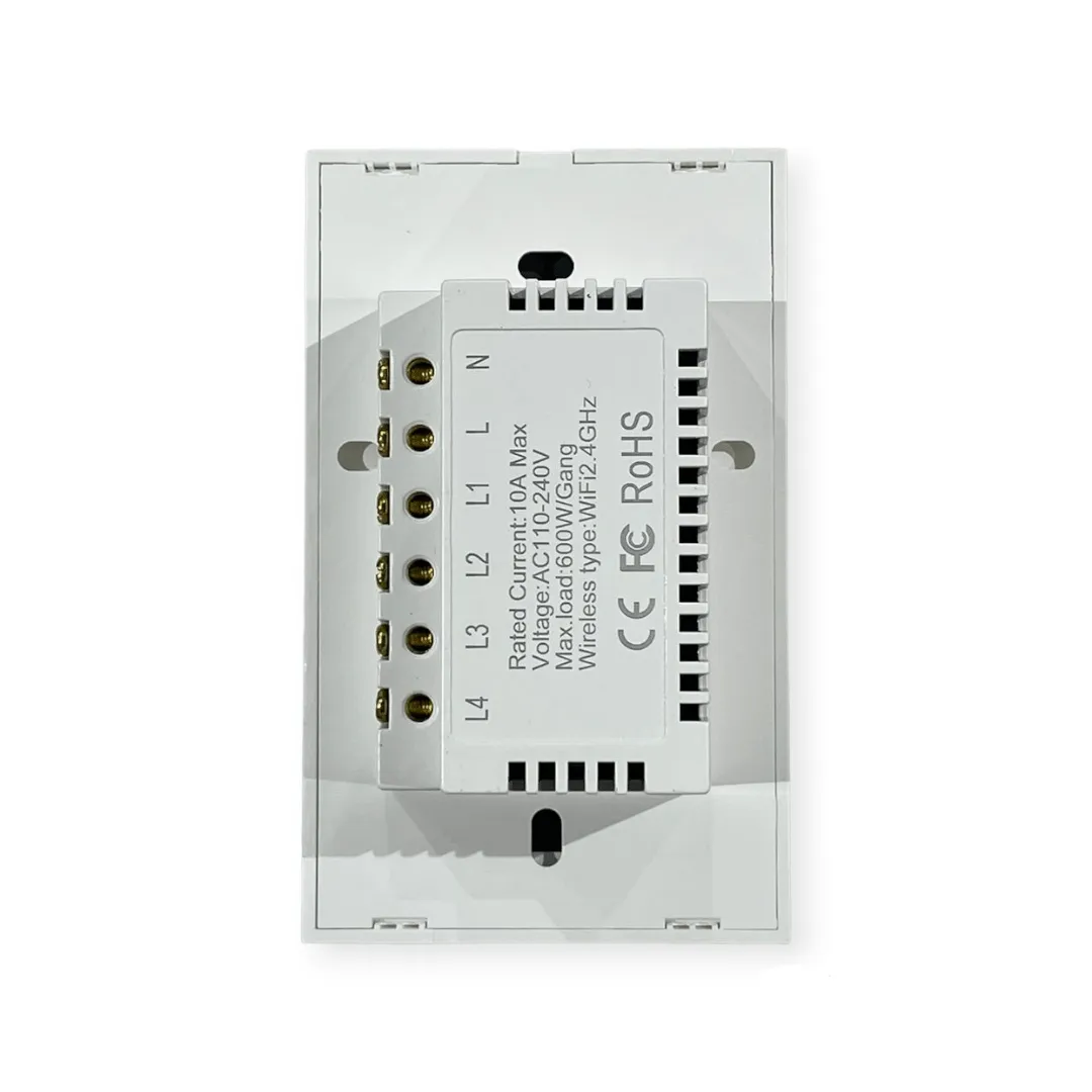 DS Wifi Switch 4 Lever White SWS-121-4
