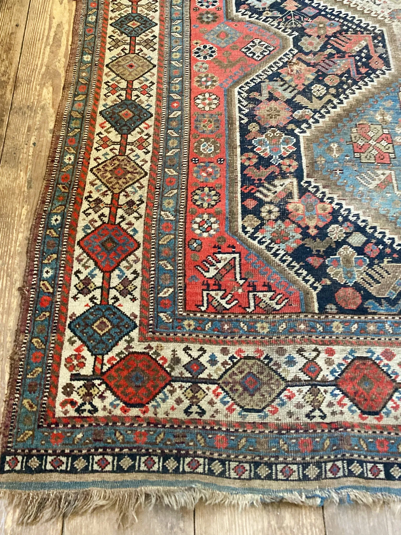 Early 20th Century Shiraz Rug - 78" x 122" - ON HOLD
