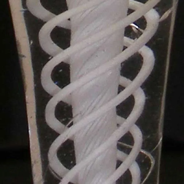 Early Double-Series Cotton Opaque Twist Stem Glass