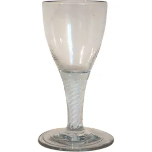 Early Double-Series Cotton Opaque Twist Stem Glass