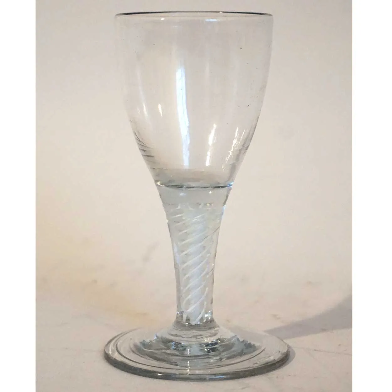 Early Double-Series Cotton Opaque Twist Stem Glass