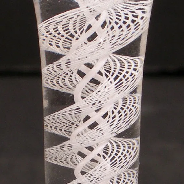 Early Double-Series Cotton Twist Stem Wine Glass