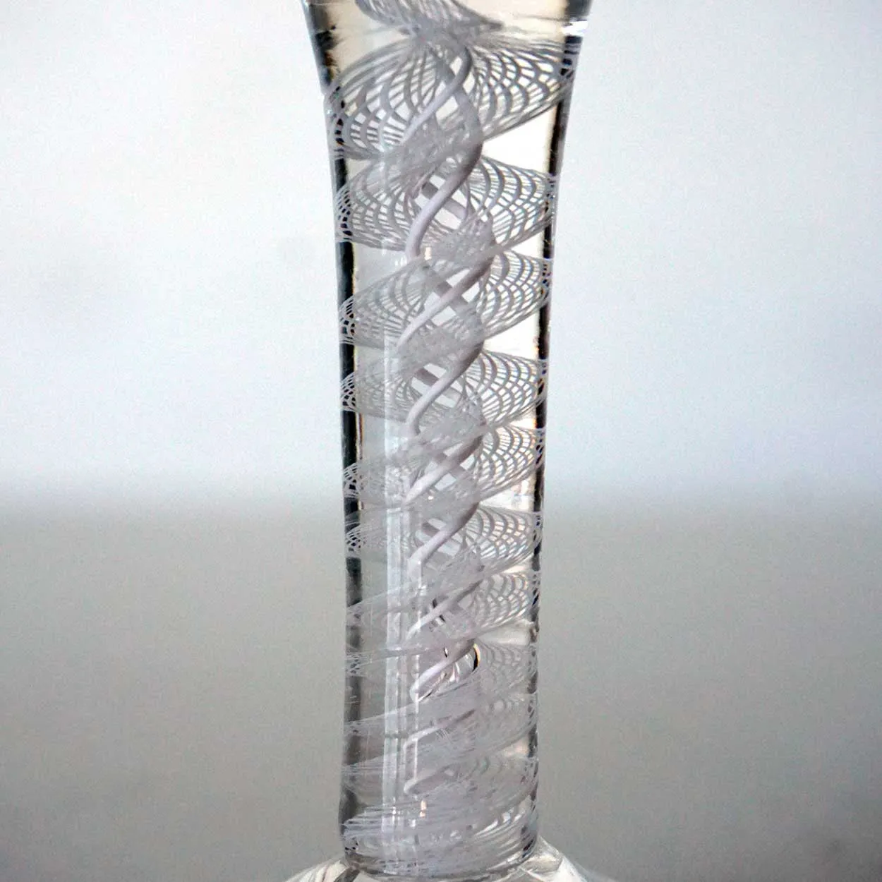 Early Double-Series Cotton Twist Stem Wine Glass