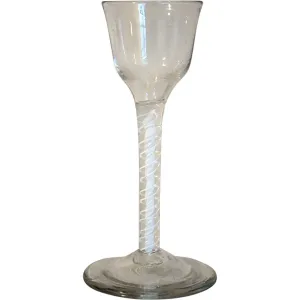 Early Double-Series Opaque Twist Stem Wine/Cordial Glass